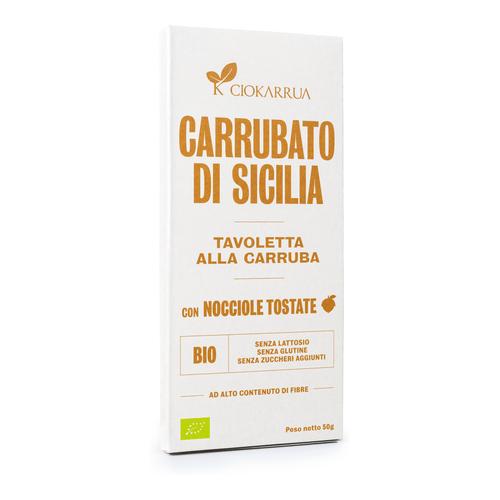 Carrubato di Sicilia Nocciole Tostate 50g — pack-shot frontale