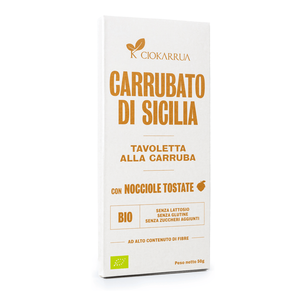 Carrubato di Sicilia Nocciole Tostate 50g — pack-shot frontale