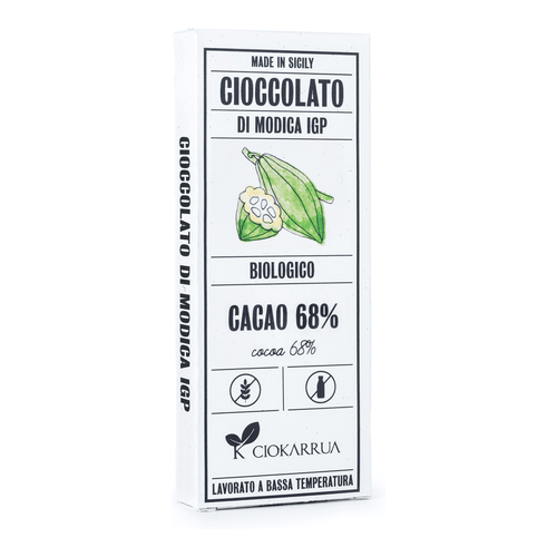 Cioccolato di Modica IGP Bio Cacao 68% 80g — pack-shot frontale