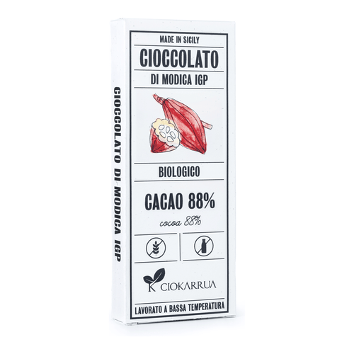 Cioccolato di Modica IGP Bio Cacao 88% 68g — pack-shot frontale