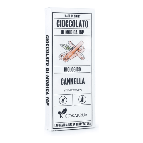 Cioccolato di Modica IGP Bio Cannella 68g — pack-shot frontale