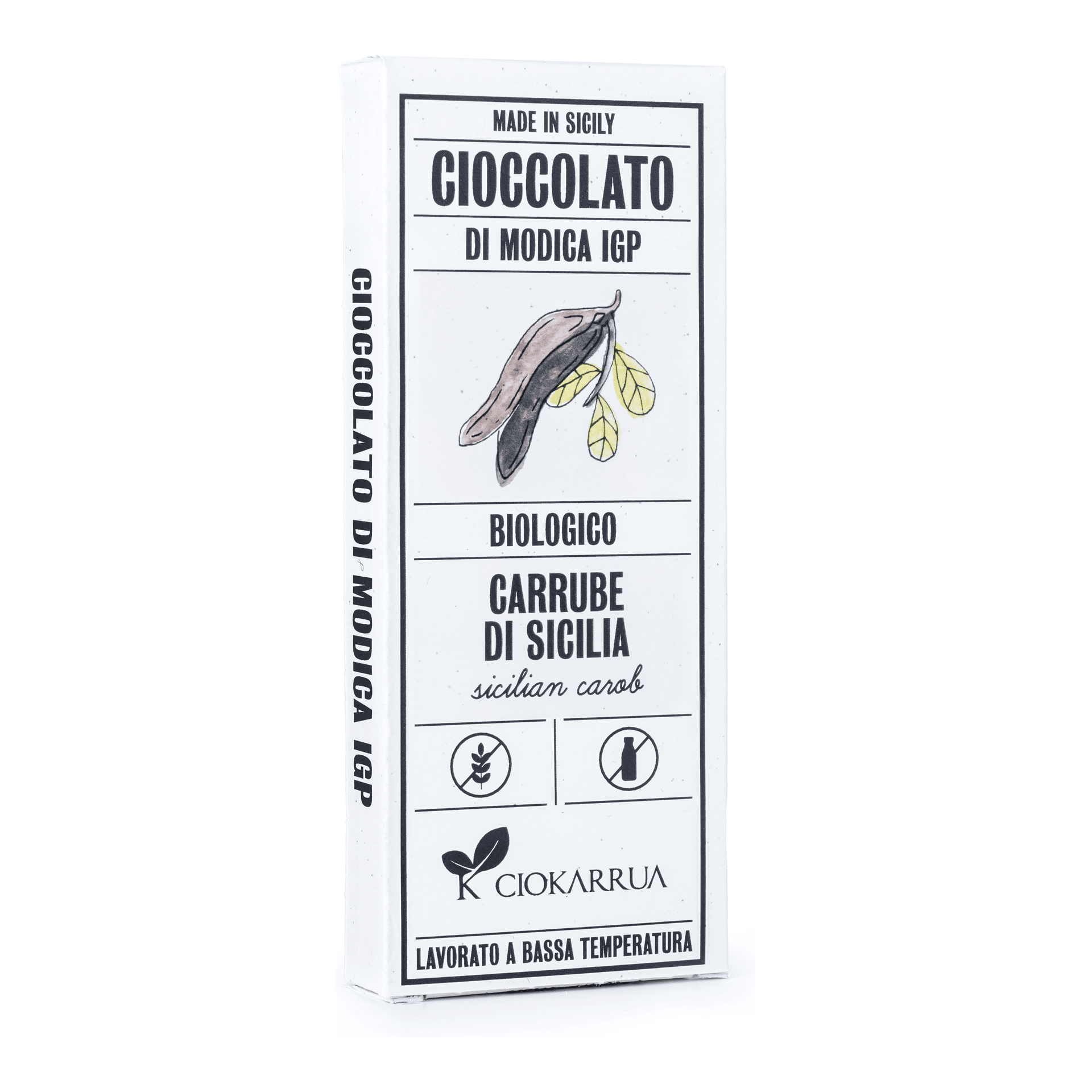 Cioccolato di Modica IGP Bio Carrube di Sicilia 68g — pack-shot frontale