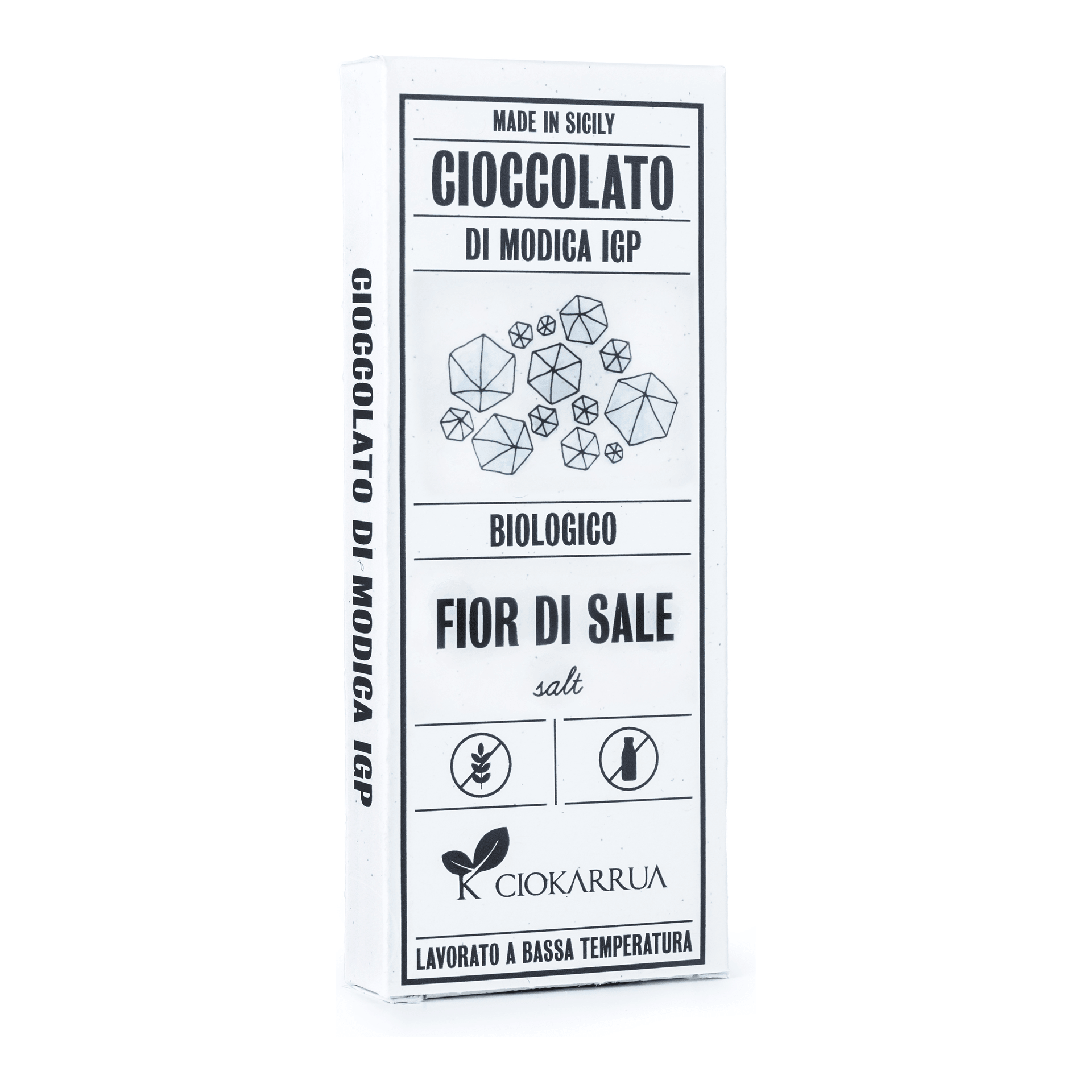 Cioccolato di Modica IGP Bio Fior di Sale 68g — pack-shot frontale