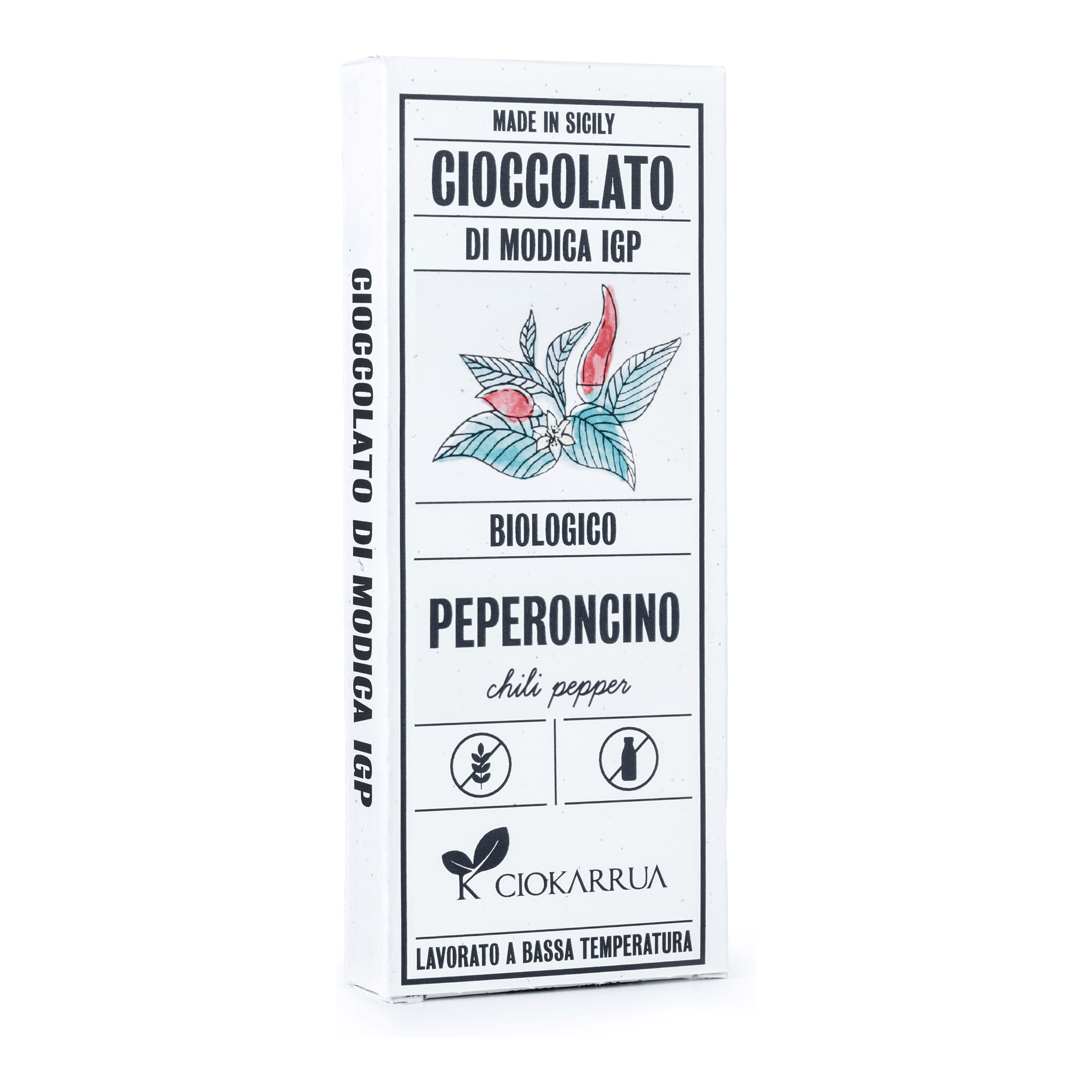 Cioccolato di Modica IGP Bio Peperoncino 80g — pack-shot frontale
