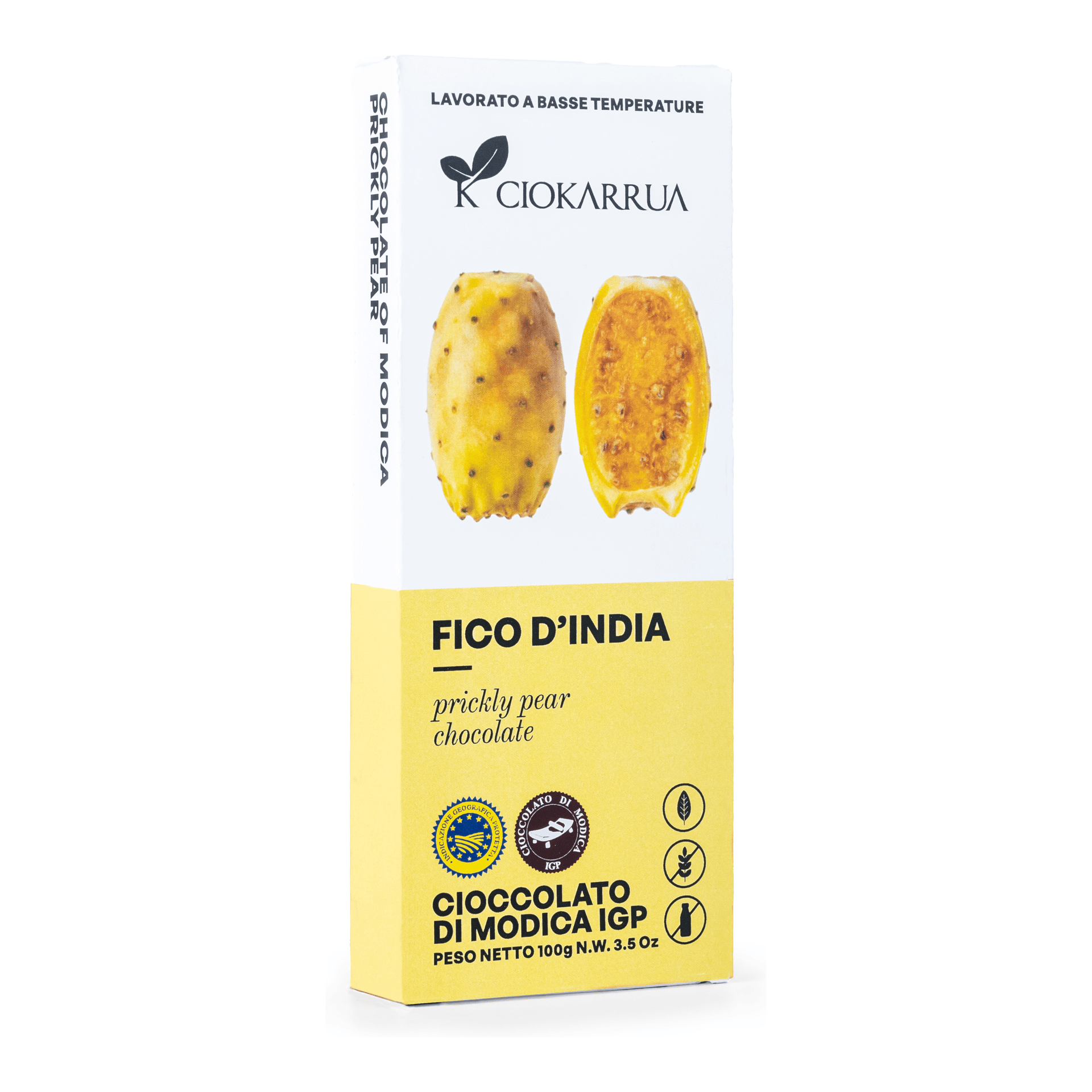 Cioccolato di Modica IGP Fico d'India 100g — pack-shot frontale