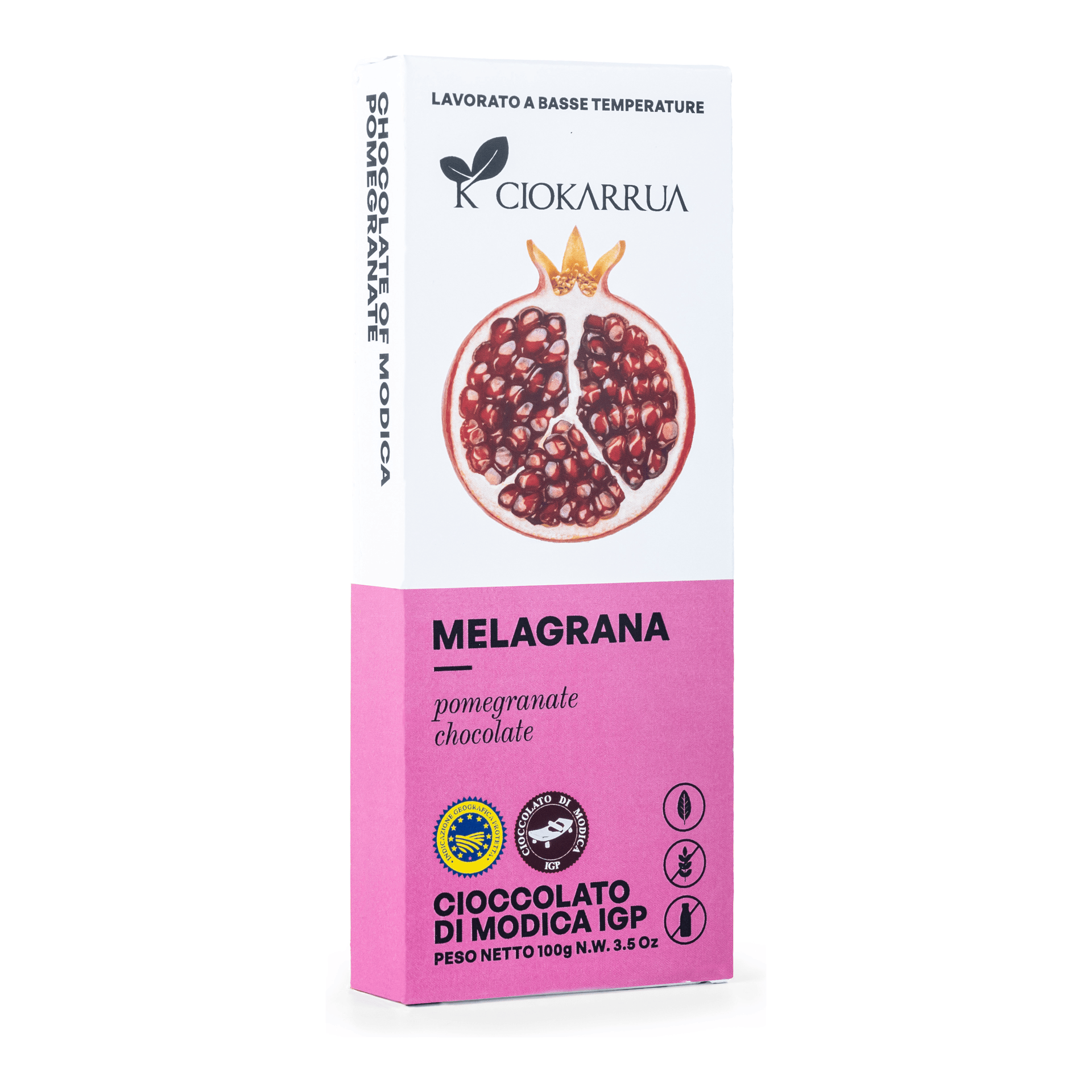 Cioccolato di Modica IGP Melagrana 100g — pack-shot frontale