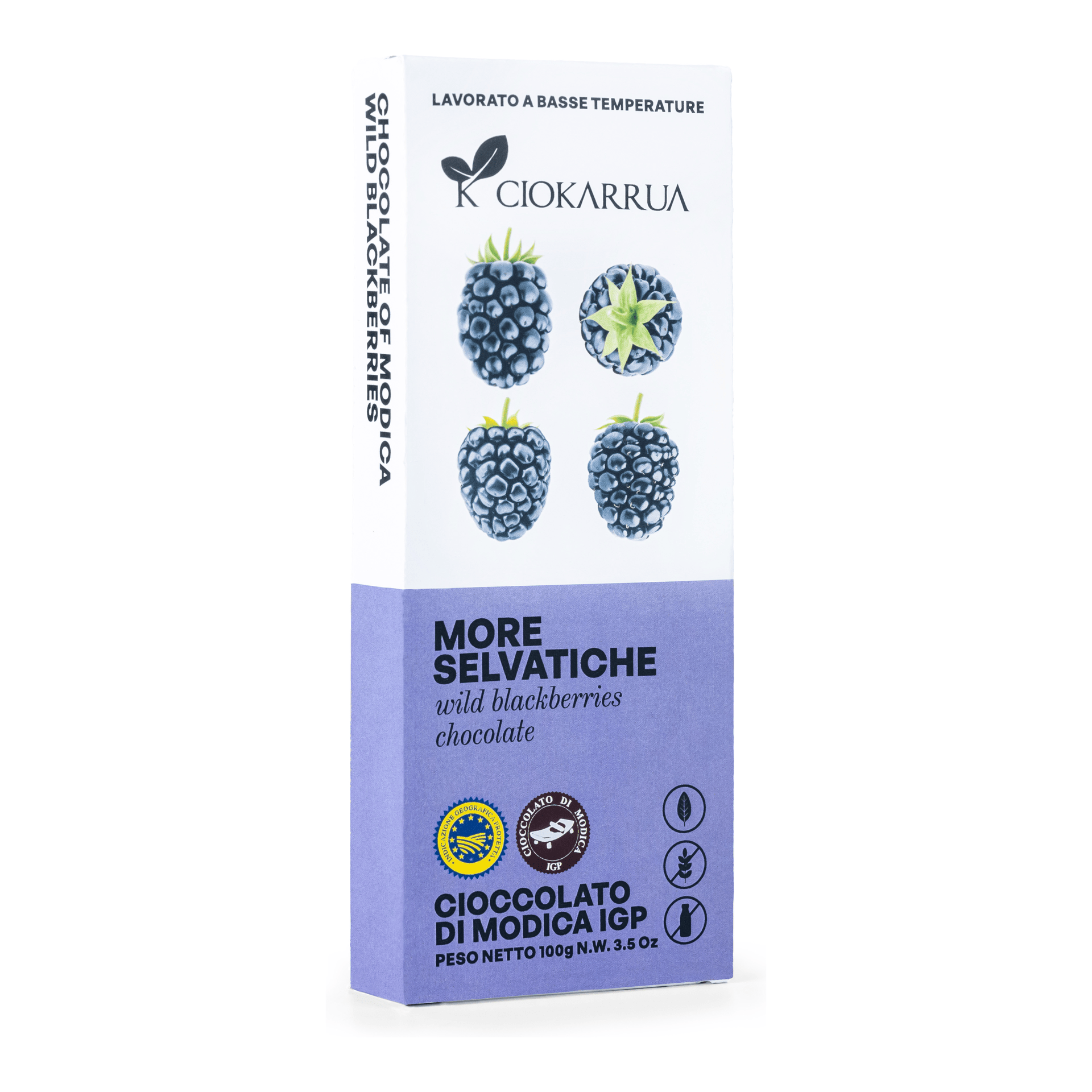 Cioccolato di Modica IGP More Selvatiche 100g — pack-shot frontale