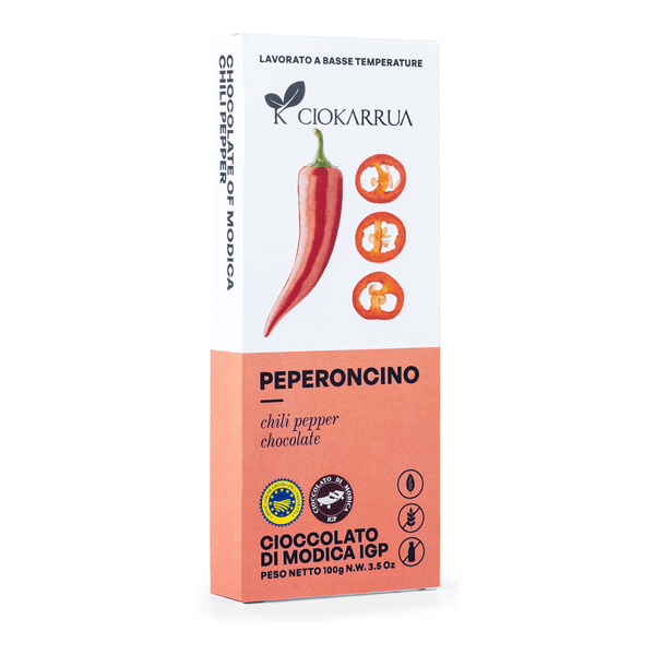 Cioccolato di Modica IGP Peperoncino 100g — pack-shot frontale