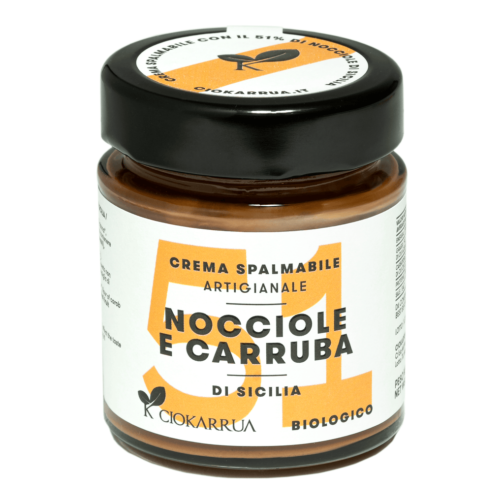 Crema Nocciola e Carruba di Sicilia — pack-shot frontale