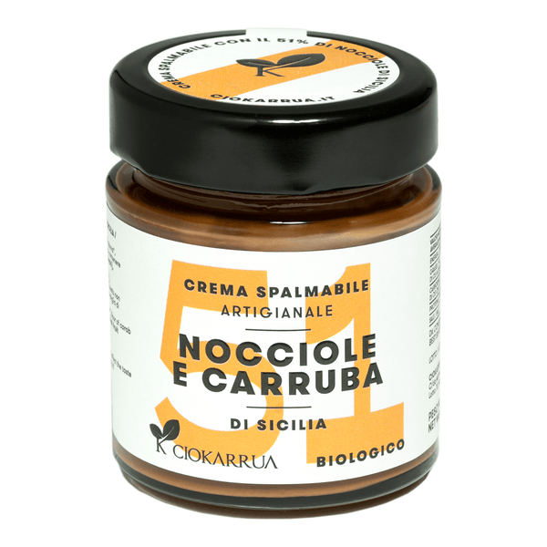 Crema Nocciola e Carruba di Sicilia — pack-shot frontale
