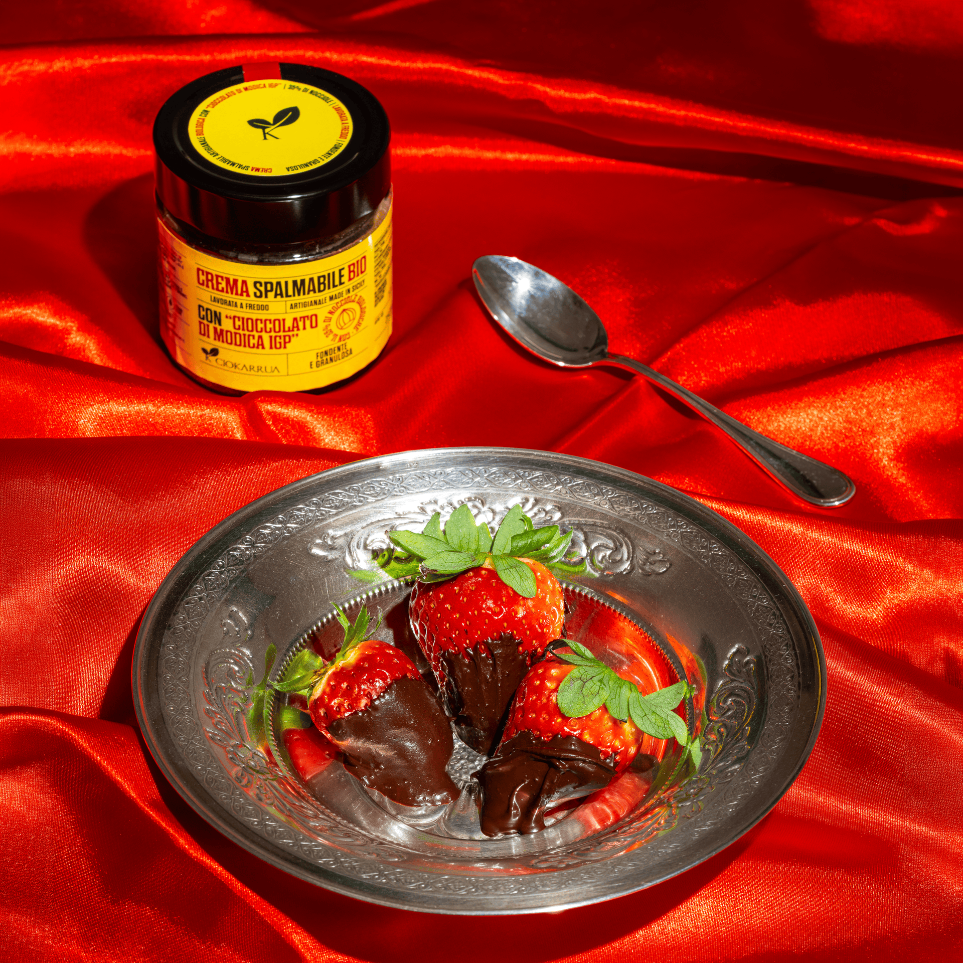 Crema Spalmabile Bio con Cioccolato di Modica IGP 190g — dettaglio 4