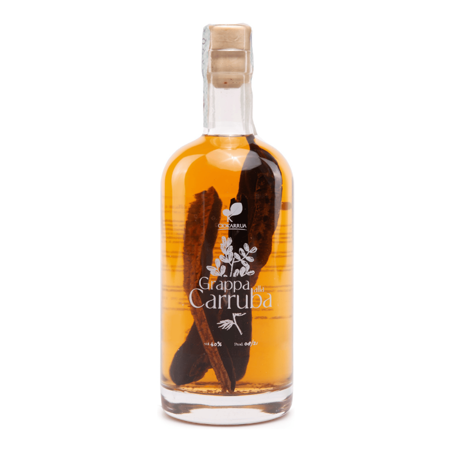 Grappa alla Carruba di Nerello Mascalese 500ml — pack-shot frontale