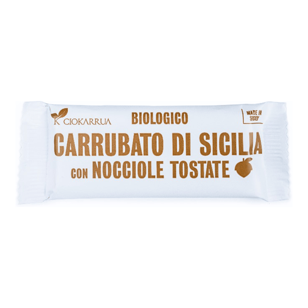 Lingotto Carrubato Nocciole Tostate 15g — pack-shot frontale