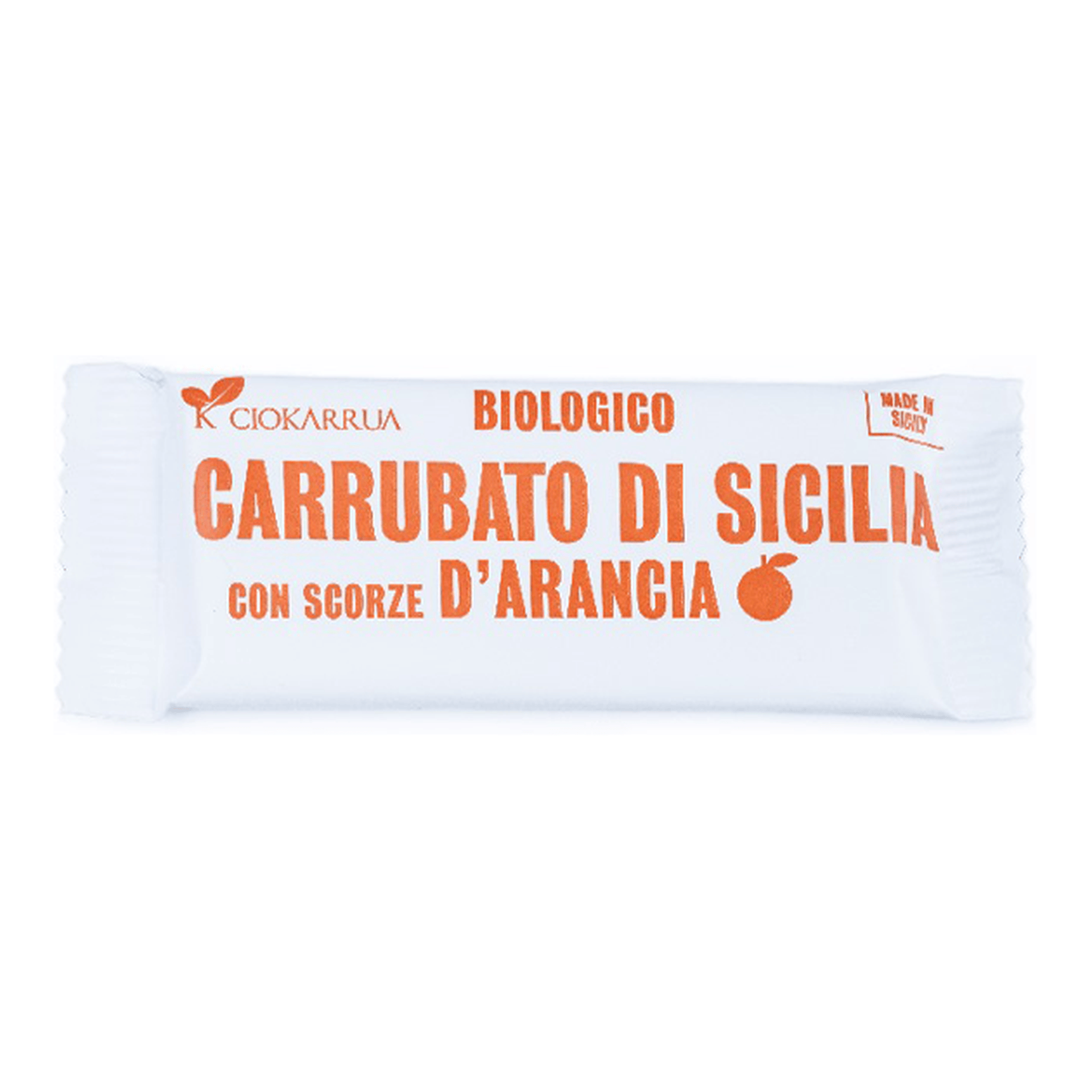 Lingotto Carrubato Scorza d'Arancia 15g — pack-shot frontale