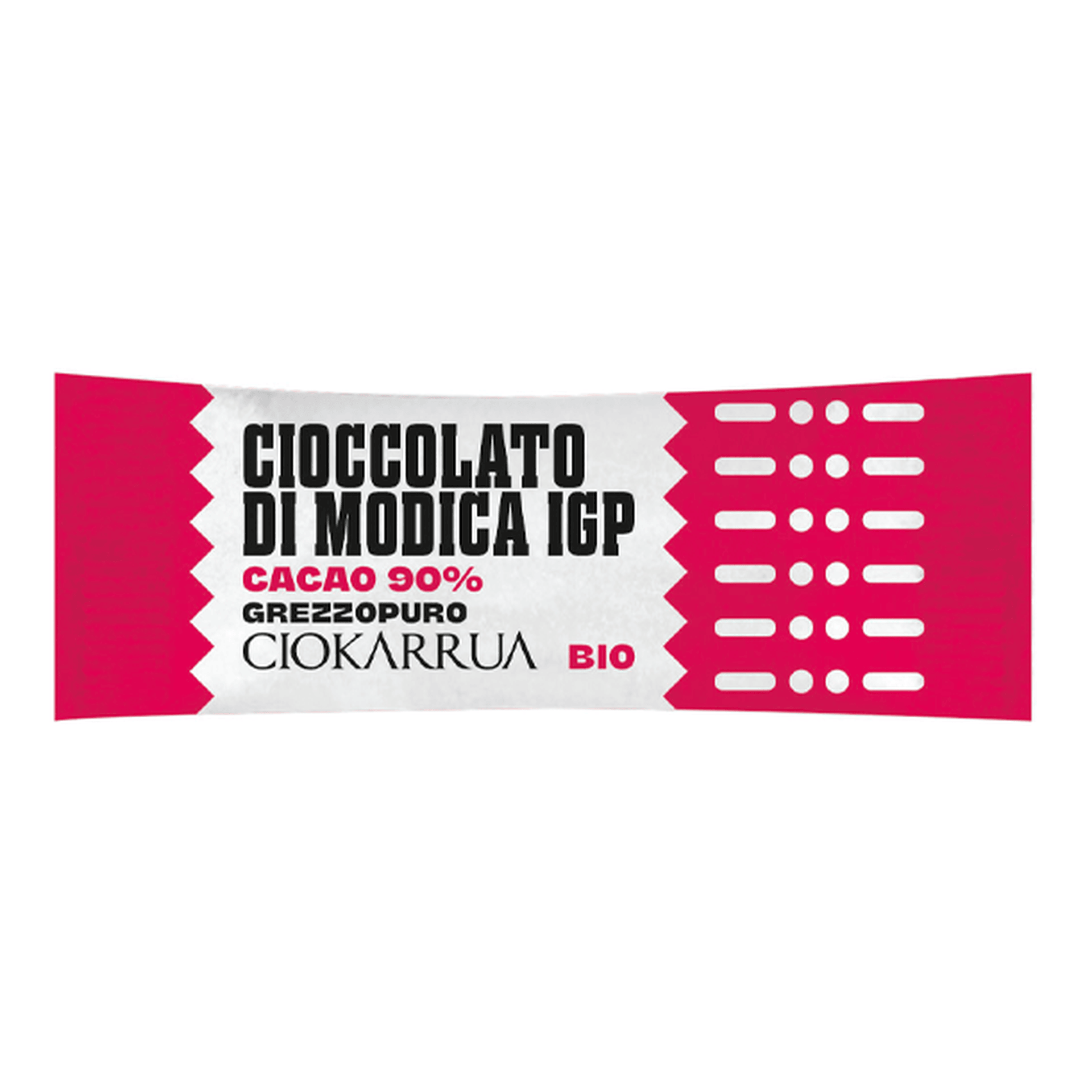 Lingotto Grezzopuro Cacao 90% 7g — pack-shot frontale